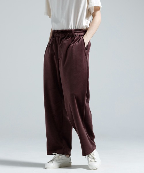 Y-3(ワイスリー)の「Y-3 VELVET CORDUROY TRACK PANTS(その他パンツ・メンズ・バーガンディー・X-SMALL/MEDIUM/LARGE)」の2枚目の写真