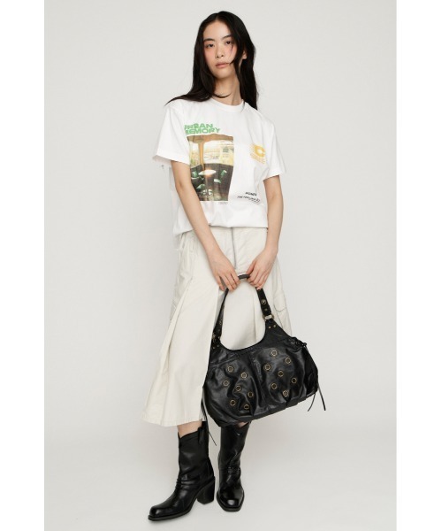 SLY（スライ）の「PHOTO LOGO T/SH フォトロゴTシャツ 夏服 秋服（Tシャツ/カットソー・レディース・ホワイト/ライトブルー/ブラウン/ネイビー・FREE）」の20枚目の写真