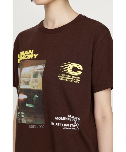SLY（スライ）の「PHOTO LOGO T/SH フォトロゴTシャツ 夏服 秋服（Tシャツ/カットソー・レディース・ホワイト/ライトブルー/ブラウン/ネイビー・FREE）」の12枚目の写真