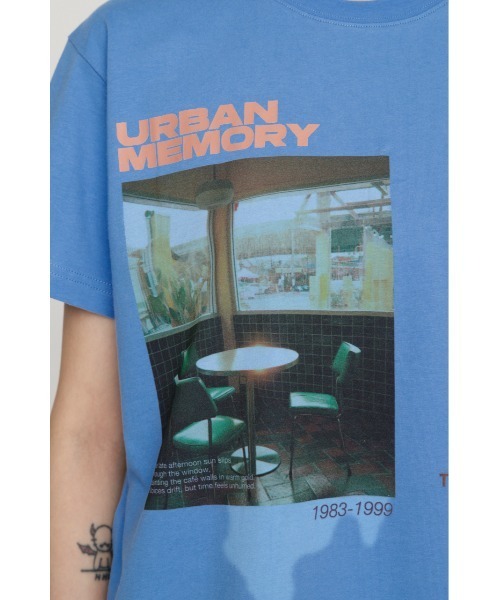 SLY（スライ）の「PHOTO LOGO T/SH フォトロゴTシャツ 夏服 秋服（Tシャツ/カットソー・レディース・ホワイト/ライトブルー/ブラウン/ネイビー・FREE）」の18枚目の写真