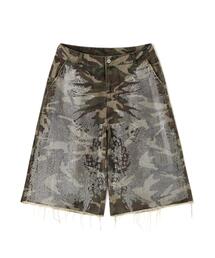 DankeSchon/ダンケシェーン/BAGGY SHORTS/CAMO SWARO