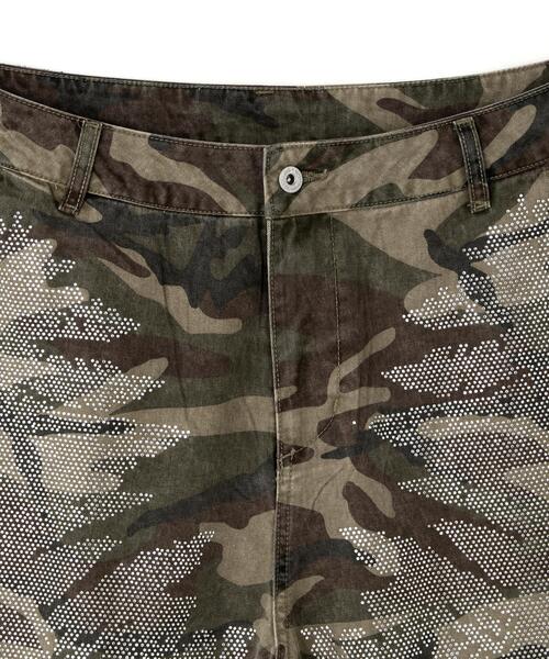 DankeSchon/ダンケシェーン/BAGGY SHORTS/CAMO SWARO（デニムパンツ