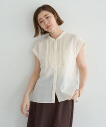YECCA VECCA | スモッキングピンタックシャツ(シャツ/ブラウス)