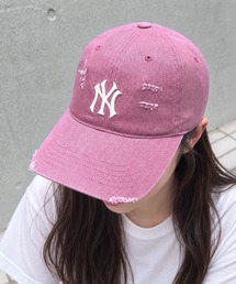 yield（イールド）の「【MLB】日本未発売モデル MLB Korea エムエルビーコリア ダメージ ヴィンテージ ウォッシングキャップ メジャーリーグ べースボール 3ACPVV34N（キャップ）」