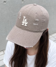 yield（イールド）の「【MLB】日本未発売モデル MLB Korea エムエルビーコリア ダメージ ヴィンテージ ウォッシングキャップ メジャーリーグ べースボール 3ACPVV34N（キャップ）」