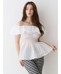 CALNAMUR（カルナムール）の「オフショルチュニックブラウス（シャツ/ブラウス）」