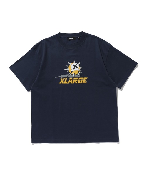 XLARGE(エクストララージ)の「X BALL LOGO S/S TEE(Tシャツ/カットソー・メンズ・ホワイト/ネイビー/ブラック・S/XL/L/M)」の1枚目の写真