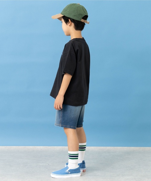 and D. petit main(アンドディープティマイン)の「デニムショートパンツ(デニムパンツ・キッズ・ダークブルー/ブルー/ライトブルー・130cm/120cm/110cm/140cm/100cm)」の6枚目の写真