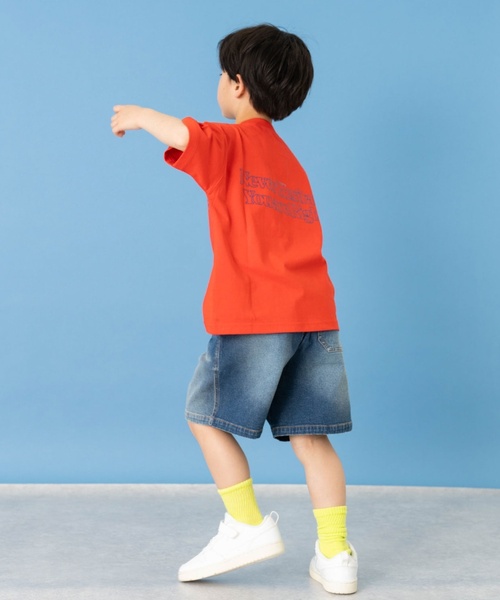 and D. petit main(アンドディープティマイン)の「デニムショートパンツ(デニムパンツ・キッズ・ダークブルー/ブルー/ライトブルー・130cm/120cm/110cm/140cm/100cm)」の9枚目の写真