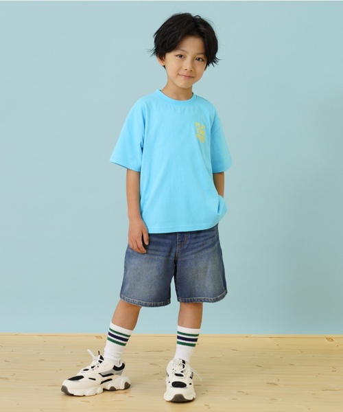 and D. petit main(アンドディープティマイン)の「デニムショートパンツ(デニムパンツ・キッズ・ダークブルー/ブルー/ライトブルー・130cm/120cm/110cm/140cm/100cm)」の11枚目の写真