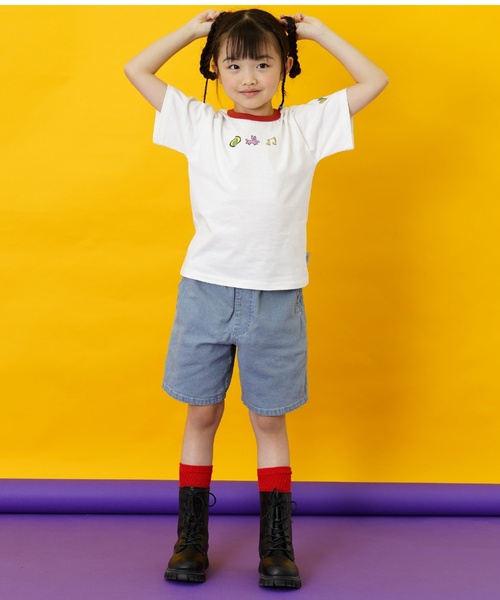 and D. petit main(アンドディープティマイン)の「デニムショートパンツ(デニムパンツ・キッズ・ダークブルー/ブルー/ライトブルー・130cm/120cm/110cm/140cm/100cm)」の20枚目の写真