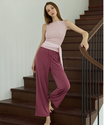 DEVIWEAR（デヴィウェア）の「ワードエイチパンツ DEVI-B0027-マゼンタ（スウェットパンツ）」