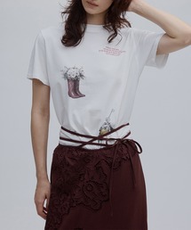 セール】MEDI SHEER VELOUR SET TOP（Tシャツ/カットソー）｜Ameri