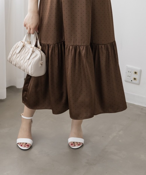 CLETTE（クレット）の「セーラーカラードットワンピース（ワンピース・レディース・ブラック/ブラウン/オフホワイト・4L/3L/LL）」の22枚目の写真