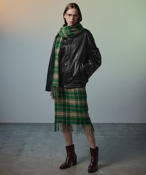 MAISON SPECIAL(メゾンスペシャル)の「【2026Autumn PRE-ORDER】Sheep Leather Swing Top Blouson/SHEEP LEATHERスイングトップブルゾン(ブルゾン・レディース・ブラウン/ブラック・36/38)」の7枚目の写真