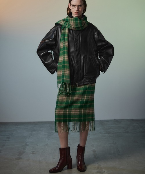 MAISON SPECIAL(メゾンスペシャル)の「【2026Autumn PRE-ORDER】Sheep Leather Swing Top Blouson/SHEEP LEATHERスイングトップブルゾン(ブルゾン・レディース・ブラウン/ブラック・36/38)」の10枚目の写真