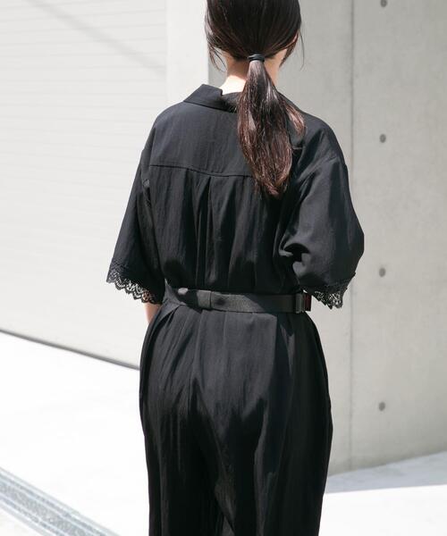 ITEMS URBANRESEARCH（アイテムズ アーバンリサーチ）の「レースドッキングオールインワン（その他パンツ・レディース・ブラック/ブラウン系その他・FREE）」の3枚目の写真