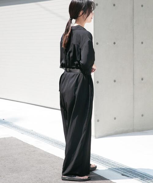 ITEMS URBANRESEARCH（アイテムズ アーバンリサーチ）の「レースドッキングオールインワン（その他パンツ・レディース・ブラック/ブラウン系その他・FREE）」の7枚目の写真
