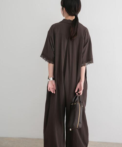 ITEMS URBANRESEARCH（アイテムズ アーバンリサーチ）の「レースドッキングオールインワン（その他パンツ・レディース・ブラック/ブラウン系その他・FREE）」の13枚目の写真