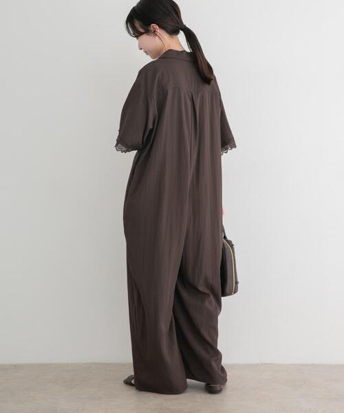 ITEMS URBANRESEARCH（アイテムズ アーバンリサーチ）の「レースドッキングオールインワン（その他パンツ・レディース・ブラック/ブラウン系その他・FREE）」の15枚目の写真