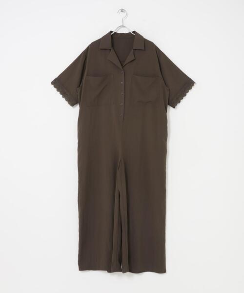 ITEMS URBANRESEARCH（アイテムズ アーバンリサーチ）の「レースドッキングオールインワン（その他パンツ・レディース・ブラック/ブラウン系その他・FREE）」の16枚目の写真