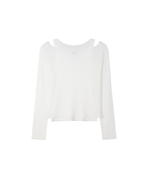SECONDMONO（セカンドモノローグ）の「V Neck Layered Knit Set [IVORY]_SEWKT011IVORY（ニット/セーター・レディース・その他・FREE）」の6枚目の写真