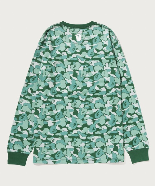 A BATHING APE(アベイシングエイプ)の「BAPE CARD CAMO COLLEGE LONG SLEEVE TEE BAPEC(Tシャツ/カットソー・メンズ・ゴールド/グリーン・XX-LARGE/LARGE/X-LARGE/MEDIUM/SMALL)」の3枚目の写真