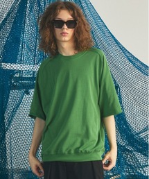 《UNISEX》Suvin Blend Cotton Prime-Over High Twist Lightweight Sweat T-shirt/スヴィンブレンドプライムオーバーハイツイストライトスウェットTシャツ【MAISON SPECIAL/メゾンスペシャル】