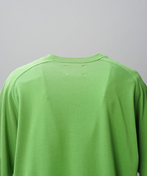 MAISON SPECIAL(メゾンスペシャル)の「《UNISEX》Suvin Blend Cotton Prime-Over High Twist Lightweight Sweat T-shirt/スヴィンブレンドプライムオーバーハイツイストライトスウェットTシャツ【MAISON SPECIAL/メゾンスペシャル】(Tシャツ/カットソー・メンズ・ブラック・2/1/0)」の10枚目の写真