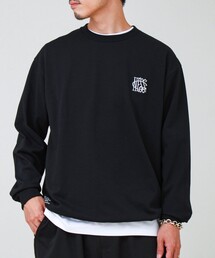 AirDry クイックドライ 裾ドローコード ロングスリーブTシャツ ロンT
