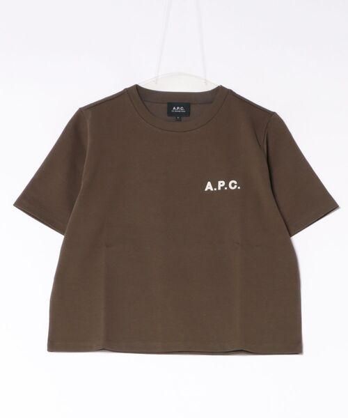A.P.C.（アーペーセー）の「T-SHIRT ANAIS（Tシャツ/カットソー・レディース・ブラウン系その他/ホワイト・M/L）」の2枚目の写真