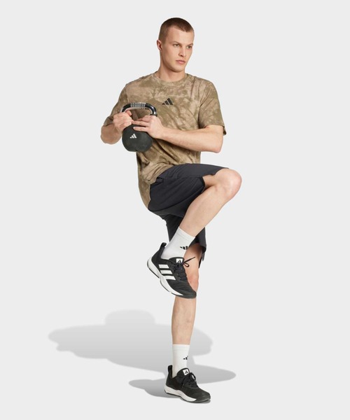 adidas(アディダス)の「パワーグラフィック半袖Tシャツ / アディダス adidas(Tシャツ/カットソー・メンズ・カーキ・3XL/LARGE/MEDIUM/SMALL/X-LARGE/XX-LARGE)」の3枚目の写真