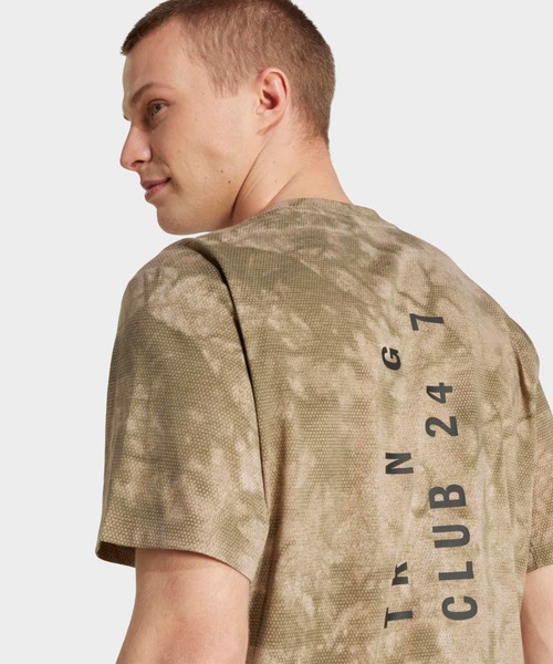 adidas(アディダス)の「パワーグラフィック半袖Tシャツ / アディダス adidas(Tシャツ/カットソー・メンズ・カーキ・3XL/LARGE/MEDIUM/SMALL/X-LARGE/XX-LARGE)」の5枚目の写真
