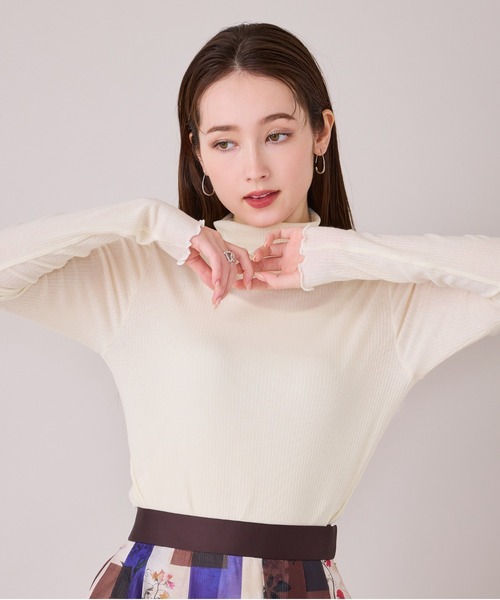 Audie a Muses(オーディアミューズ)の「ライトオールマイティカットソー(Tシャツ/カットソー・レディース・オフホワイト/ブラック/グレー・38/42)」の20枚目の写真