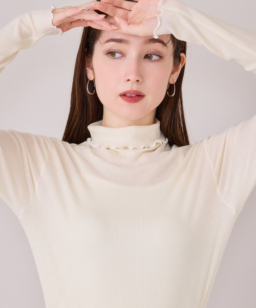 Audie a Muses(オーディアミューズ)の「ライトオールマイティカットソー(Tシャツ/カットソー・レディース・オフホワイト/ブラック/グレー・38/42)」の21枚目の写真