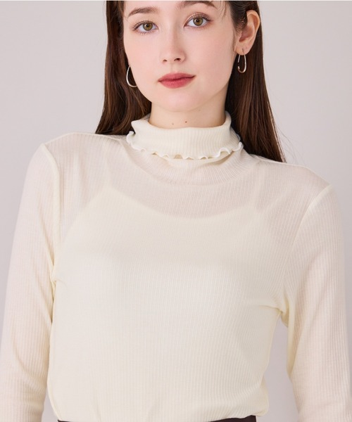 Audie a Muses(オーディアミューズ)の「ライトオールマイティカットソー(Tシャツ/カットソー・レディース・オフホワイト/ブラック/グレー・38/42)」の22枚目の写真