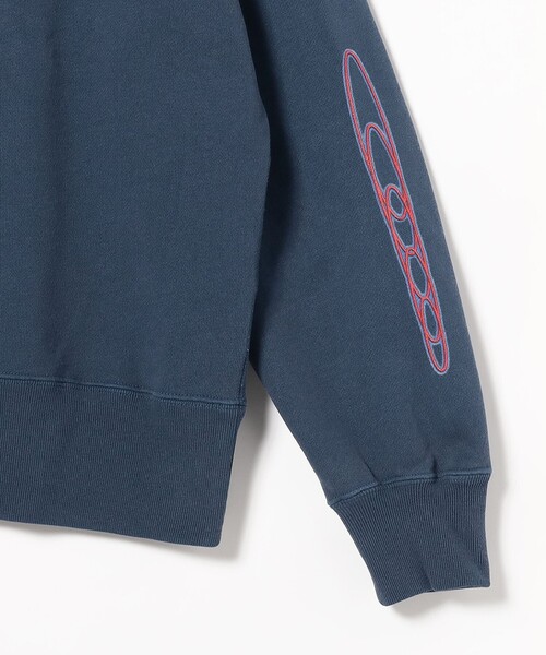 FUTURE ARCHIVE(フューチャーアーカイブ)の「TAPPEI × FUTURE ARCHIVE / DAMAGE SWEAT CREW ④(スウェット・メンズ・ネイビー・LARGE/SMALL)」の3枚目の写真