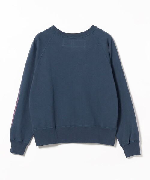 FUTURE ARCHIVE(フューチャーアーカイブ)の「TAPPEI × FUTURE ARCHIVE / DAMAGE SWEAT CREW ④(スウェット・メンズ・ネイビー・LARGE/SMALL)」の4枚目の写真