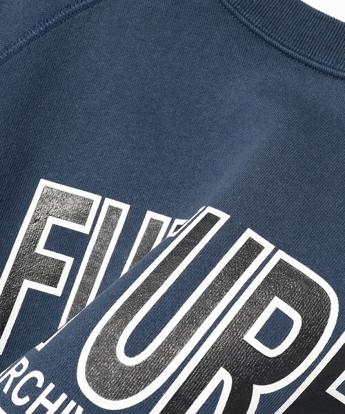 FUTURE ARCHIVE(フューチャーアーカイブ)の「TAPPEI × FUTURE ARCHIVE / DAMAGE SWEAT CREW ④(スウェット・メンズ・ネイビー・LARGE/SMALL)」の5枚目の写真
