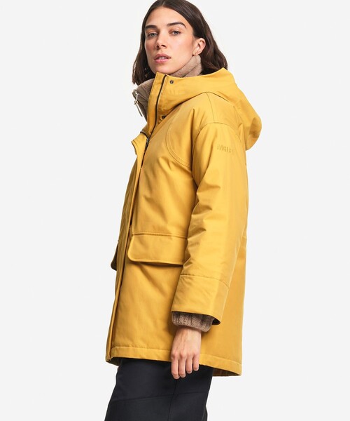 AIGLE(エーグル)の「透湿防水 中綿 トラペーズジャケット WARM(ダウンジャケット/コート・レディース・マスタード・S/M)」の13枚目の写真