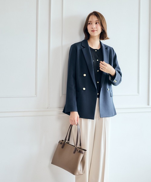 12Twelve Agenda(トゥエルブ アジェンダ)の「配色ベルトミディバッグ(ショルダーバッグ・レディース・ブラウン/チャコールグレー/ベージュ・FREE)」の5枚目の写真