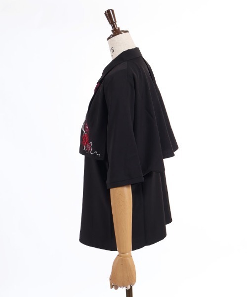 axes femme(アクシーズファム)の「彼岸花刺繍ネクタイBL(シャツ/ブラウス・レディース・ブルー/レッド/ホワイト・FREE)」の15枚目の写真