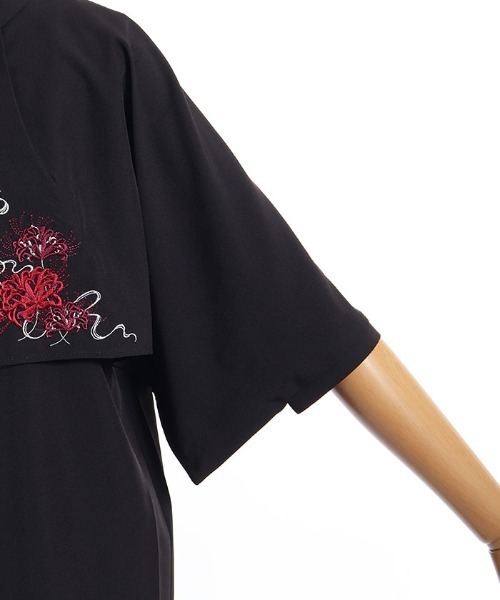 axes femme(アクシーズファム)の「彼岸花刺繍ネクタイBL(シャツ/ブラウス・レディース・ブルー/レッド/ホワイト・FREE)」の21枚目の写真