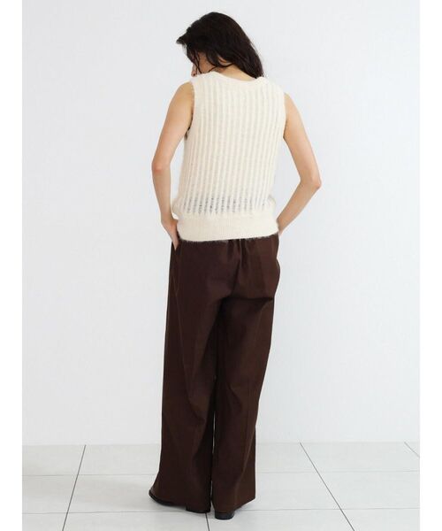 FIKA.(フィーカ)の「Shaggy knit vest(ニット/セーター・レディース・ブラック/オフホワイト・MEDIUM)」の20枚目の写真
