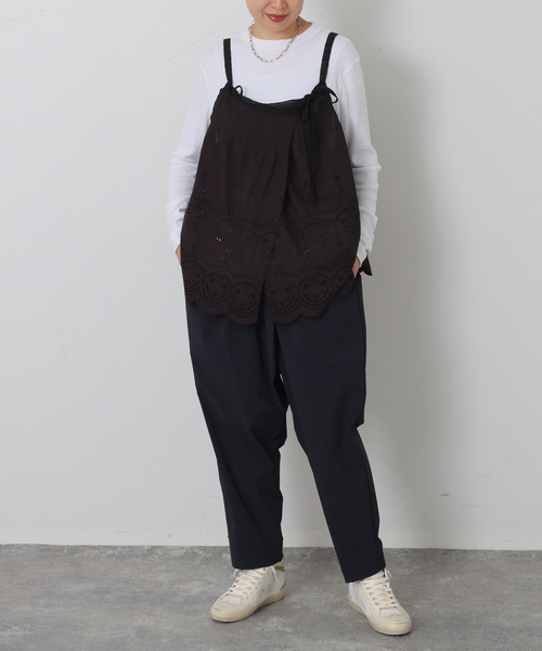 JOURNAL STANDARD LUXE(ジャーナルスタンダード ラックス)の「ドライナイロン クロスオーバーパンツ(その他パンツ・レディース・ブラック・SMALL/MEDIUM)」の5枚目の写真
