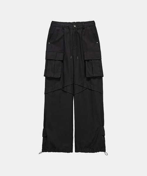 ETRE AU SOMMET(エトレオソメ)の「Panel Multi Pocket Cargo Pants (Black)(その他パンツ・レディース・ブラック・FREE)」の7枚目の写真