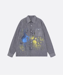 Tye Dye Plaid Shirt