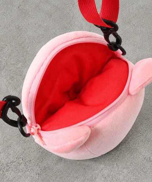nini toys(ニニトイズ)の「【nini toys】≪いたずらぐまのグル~ミ~≫ぬいぐるみポシェット(ショルダーバッグ・レディース・ピンク・ONESIZE)」の4枚目の写真