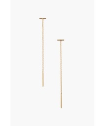 【CHAN LUU】GOLD BAR CHAIN THREAD EARRINGS
