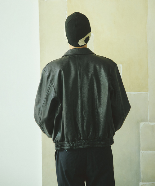 JOURNAL STANDARD（ジャーナルスタンダード）の「ラム ダッド レザー ジャケット（ライダースジャケット・メンズ・ブラック・MEDIUM/LARGE）」の11枚目の写真